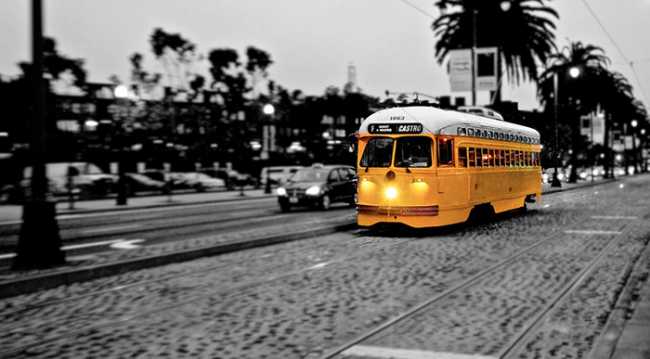 tram elettrico bn